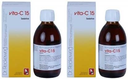 2 X Dr.Reckeweg-Germany Vita-C 15 Nerve Tonic (Sedative Anxiety, Depression, Tension)