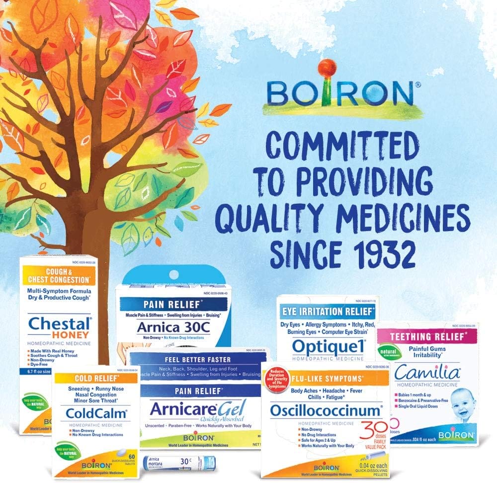 Boiron Cina 30C Homeopathic medicine for nervousness, irritability, and sleeplessness in children, 1 Count