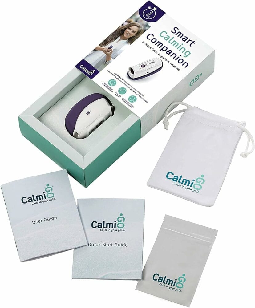 CalmiGo Immediate Anxiousness  Stress Relief, Natural Calming Device, Portable, Sleep Assistant, Panic Attack Relief, Relaxation, Calm for Anxiety