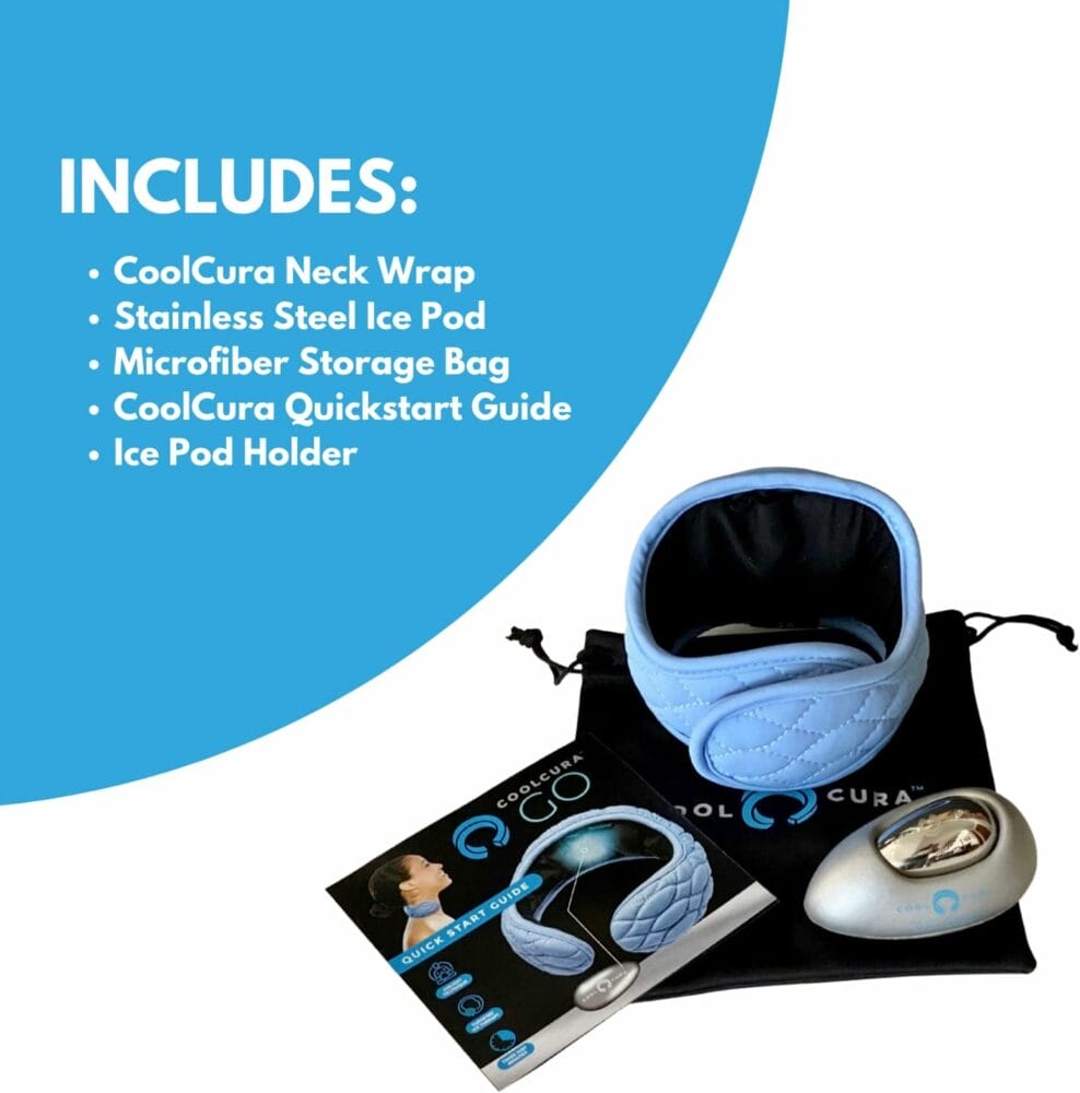 CoolCura Ice Therapy Device, Relax with Feng Fu Ice Therapy, Cold Therapy Ice Neck Wrap, Headache Relief, Stress Relief, Anxiety Relief CoolCura Ice Therapy Device, Relax with Feng Fu Ice Therapy, Cold Therapy Ice Neck Wrap, Headache Relief, Stress Relief, Anxiety Relief