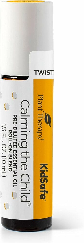 Plant Therapy KidSafe Calming The Child Essential Oil Blend 10 mL (1/3 oz) Relaxation and Soothing Blend, Pure, KidSafe Pre-Diluted Roll-On