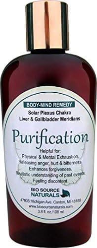 Purification Body Mind Vibrational Remedy Lotion 3.8 oz. - Made with Bach Flower Essences, Gem Elixirs, and Pure Essential Oils