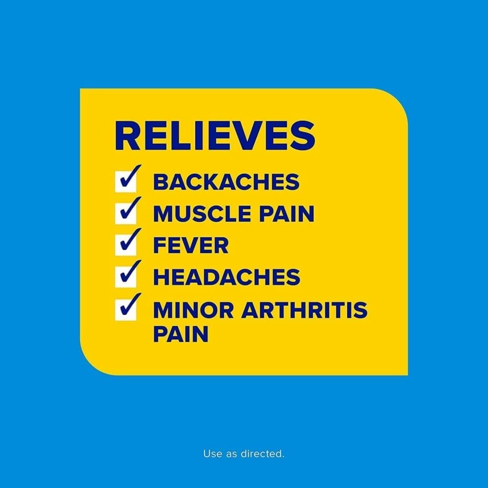 Aleve Back Muscle Pain Relief Naproxen Sodium Tablets ‐ 250 Count, 250 Count