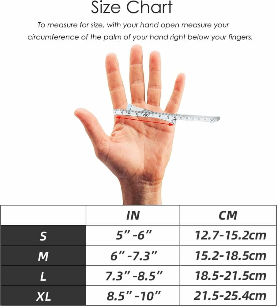 ITHW Copper Arthritis Compression Gloves Women Men Rheumatoid Arthritis Pain Relief Swelling Fingerless Compression Gloves for Computer Typing and Dailywork of Hands joint Support (L)