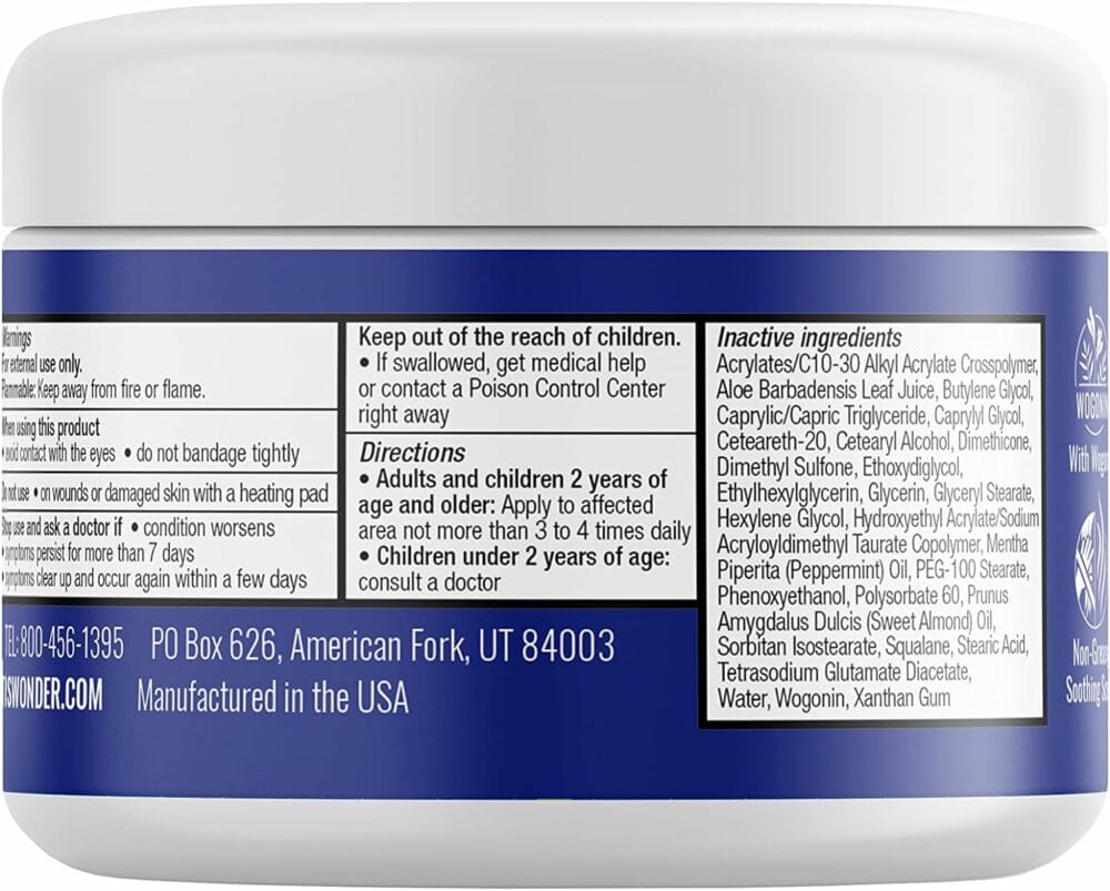 Arthritis Wonder Pain Relief Cream, 8 oz – Arthritis Pain Relief Cream for Hand, Knee, Foot and Wrist Joints – Fast-Acting, Deep Penetrating, Non-Greasy Formula with Natural Wogonin