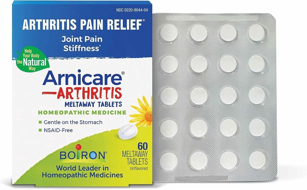 Boiron Arnicare Arthritis Tablets for Arthritis Pain Relief, Joint Soreness, and Rheumatic Pain - 60 Count