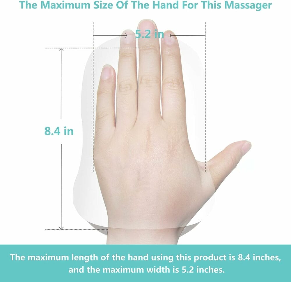 CINCOM Hand Massager - Cordless Hand Massager with Heat and Compression for Arthritis and Carpal Tunnel - Gifts for Women(White)