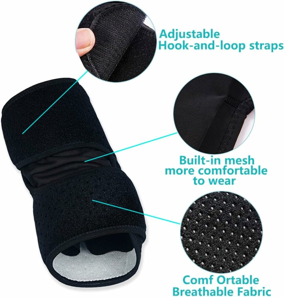 Cinlitek Adjustable Elbow brace Tennis Compression Sleeve for Golfers and Tennis Elbow,weightlifting, Tendonitis,Arthritis, Sports Injury Recovery, Reduce Elbow Pain for Men and Women