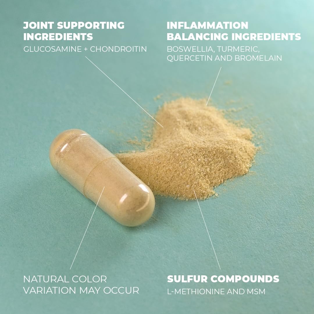 Glucosamine Chondroitin MSM Turmeric Boswellia - Joint Support Supplement. Antioxidant Properties. Helps with Inflammatory Response. Occasional Discomfort Relief for Back, Knees Hands. 90 Capsules Glucosamine Chondroitin MSM Turmeric Boswellia - Joint Support Supplement. Antioxidant Properties. Helps with Inflammatory Response. Occasional Discomfort Relief for Back, Knees Hands. 90 Capsules