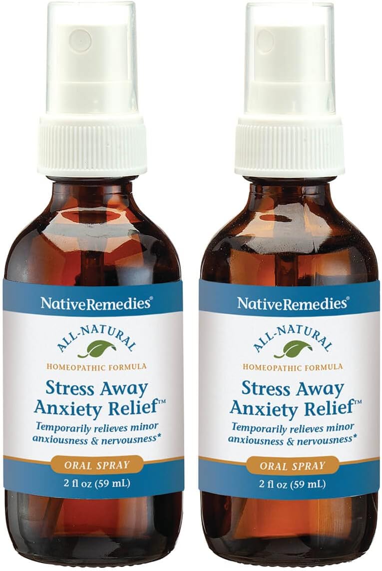 Native Remedies Stress Away Anxiety Relief Oral Spray 2 Pack