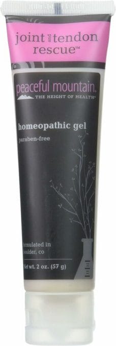 Peaceful Mountain Joint and Tendon Rescue - Natural Homeopathic Gel for Joints, Tendons and Minor Discomfort in Other Soft tissues - 2oz. Gel