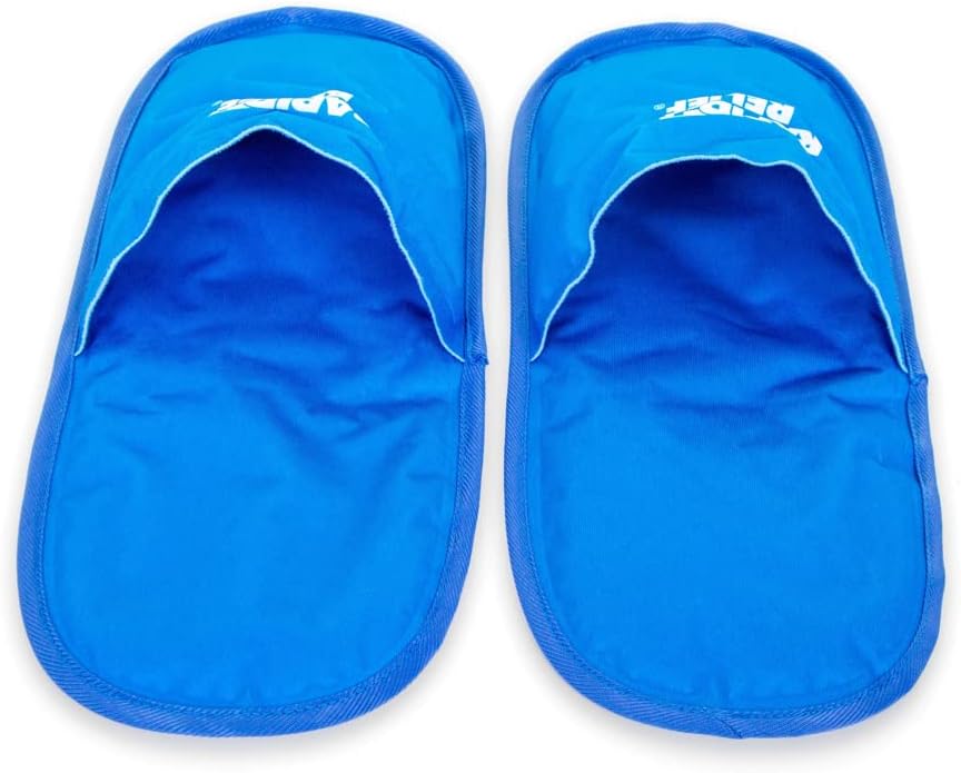 Rapid Relief Hot and Cold Therapy Slippers for Swollen and Painful Feet - Cooling Slippers for Neuropathy, Chemotherapy, and Diabetes Foot Pain Relief, Swollen Feet Remedy