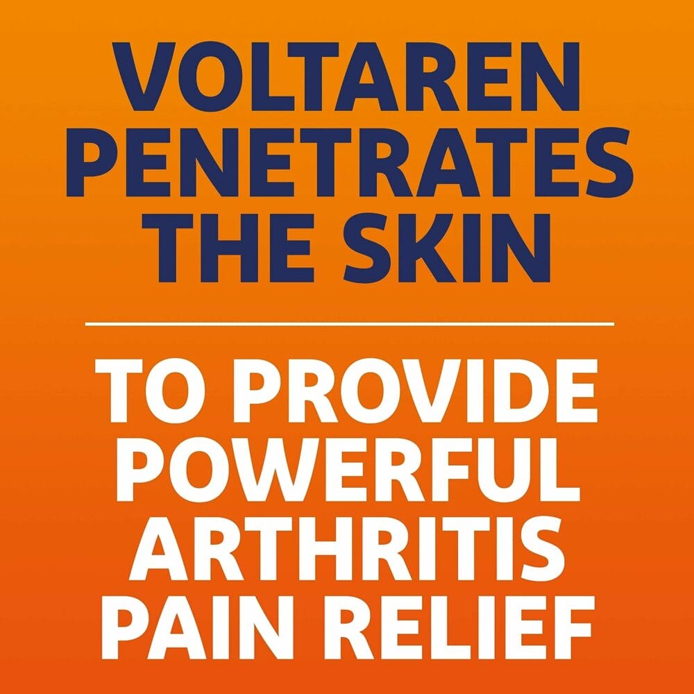 Voltaren Arthritis Pain Gel For Powerful Topical Arthritis Pain Relief, Amazon Exclusive - 3.5 Oz/100 g Tube And 0.71 Oz/20 g Travel Size Tube