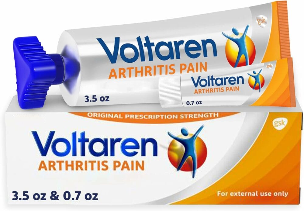 Voltaren Arthritis Pain Gel For Powerful Topical Arthritis Pain Relief, Amazon Exclusive - 3.5 Oz/100 g Tube And 0.71 Oz/20 g Travel Size Tube