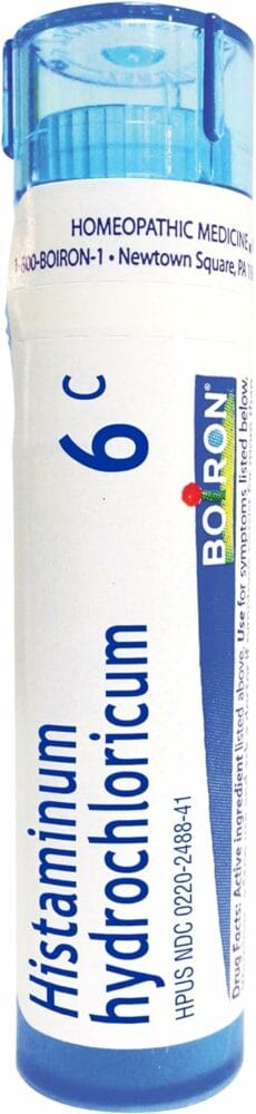 Boiron Histaminum Hydrochloricum 6C 80 Pellets Homeopathic Medicine for Allergy Relief