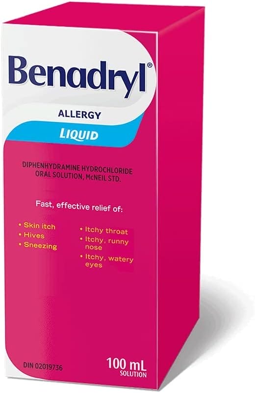 BENADRYL Liquid Elixir, 100ml