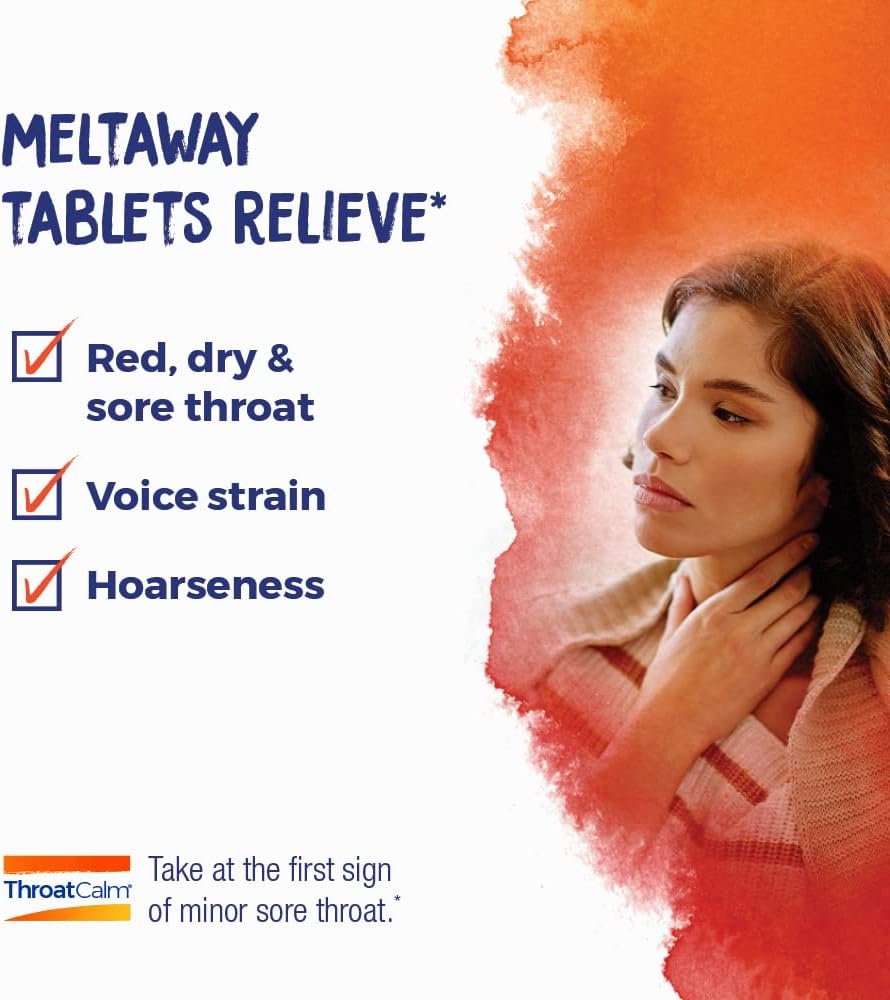 Boiron ThroatCalm Tablets for Pain Relief from Red, Dry, Scratchy, Sore Throats and Hoarseness - 60 Count Boiron ThroatCalm Tablets for Pain Relief from Red, Dry, Scratchy, Sore Throats and Hoarseness - 60 Count