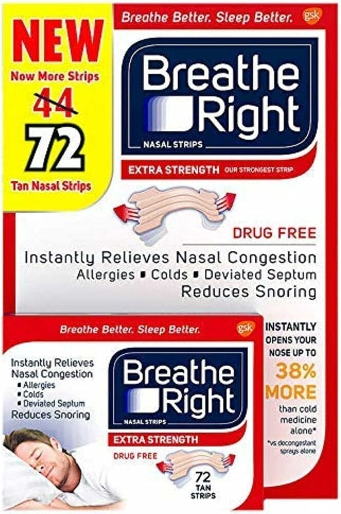 Breathe Right Extra Nasal Strips Review
