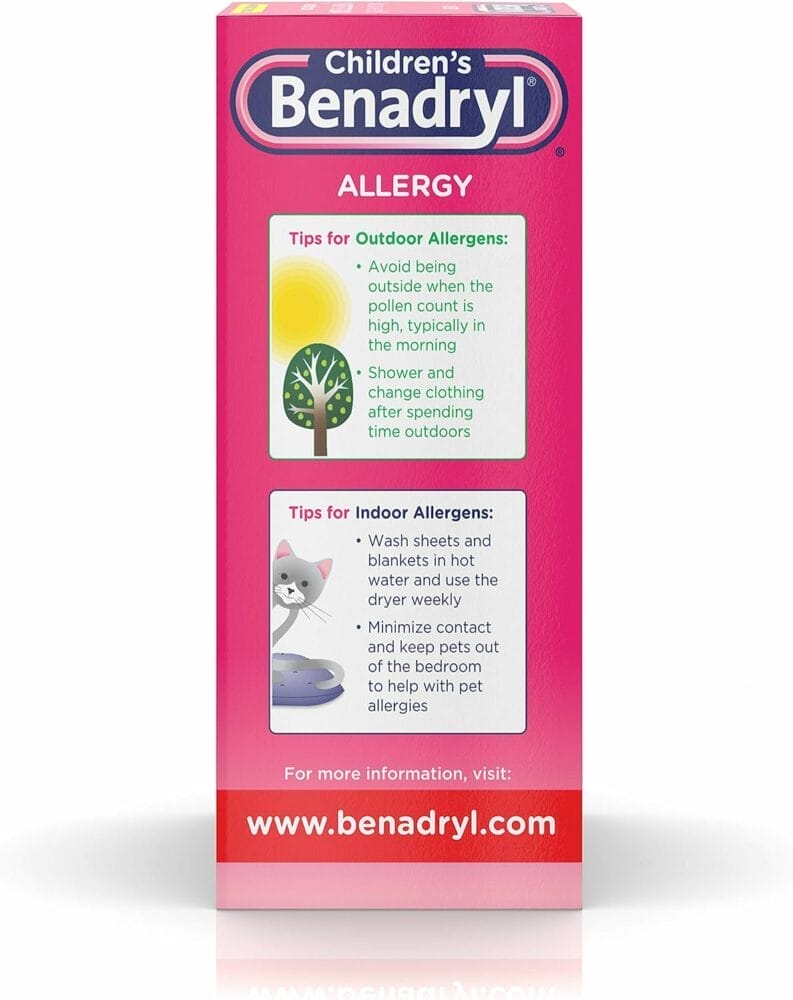 Childrens Benadryl Allergy Liquid, 8 Fl. Oz (Pack of 3) Childrens Benadryl Allergy Liquid, 8 Fl. Oz (Pack of 3)