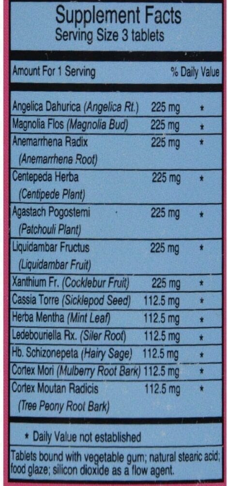 DR. SHENS Allergy Tablets (90 Tablets)