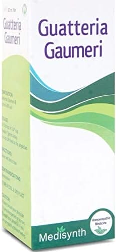 Medisynth homeopathic Remedies Guatteria Gaumeri 30ml - Qty- 2 Medisynth homeopathic Remedies Guatteria Gaumeri 30ml - Qty- 2