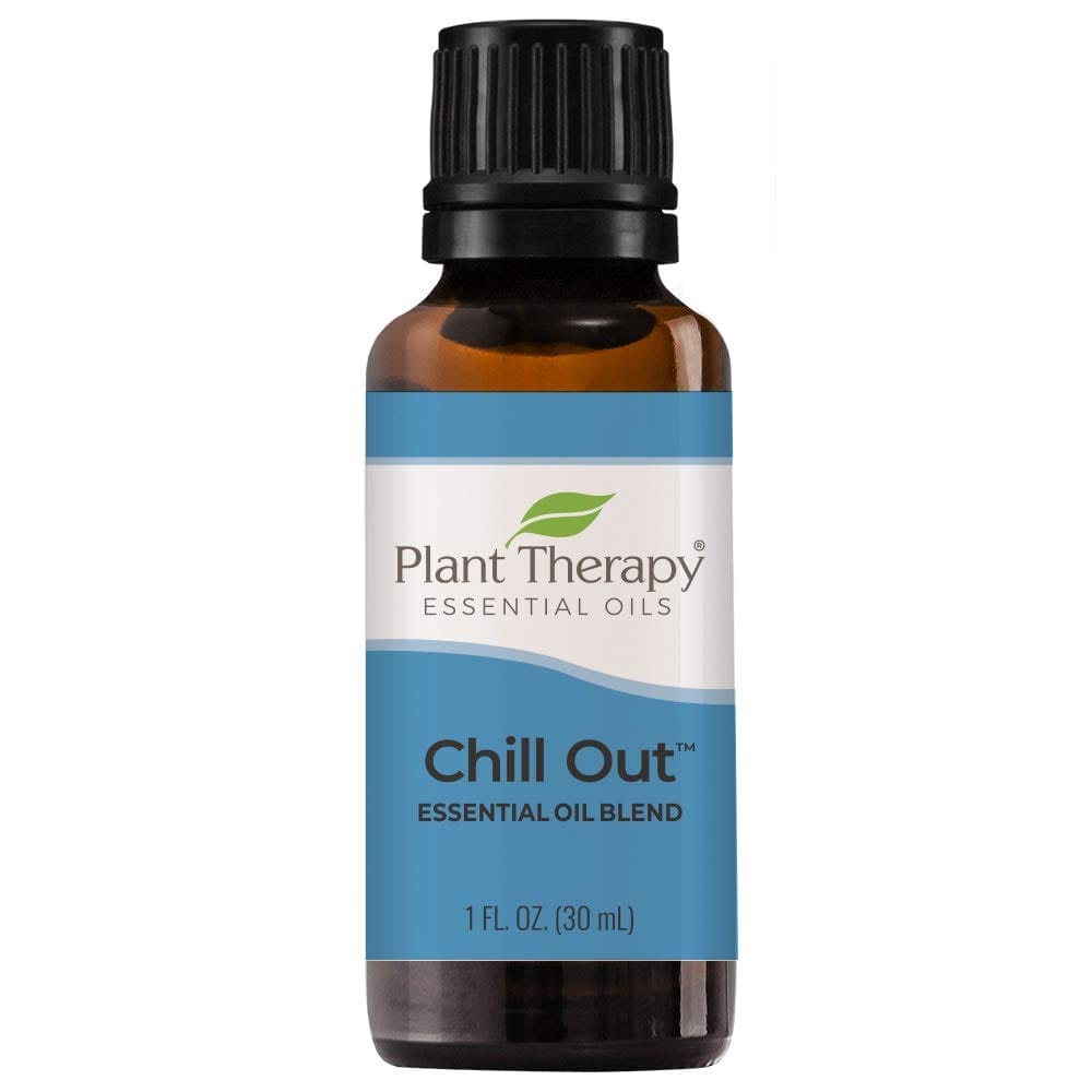 Plant Therapy Chill Out Essential Oil Blend for Stress Calming Relief 100% Pure, Undiluted, Natural Aromatherapy, Therapeutic Grade 30 mL (1 oz) Plant Therapy Chill Out Essential Oil Blend for Stress Calming Relief 100% Pure, Undiluted, Natural Aromatherapy, Therapeutic Grade 30 mL (1 oz)