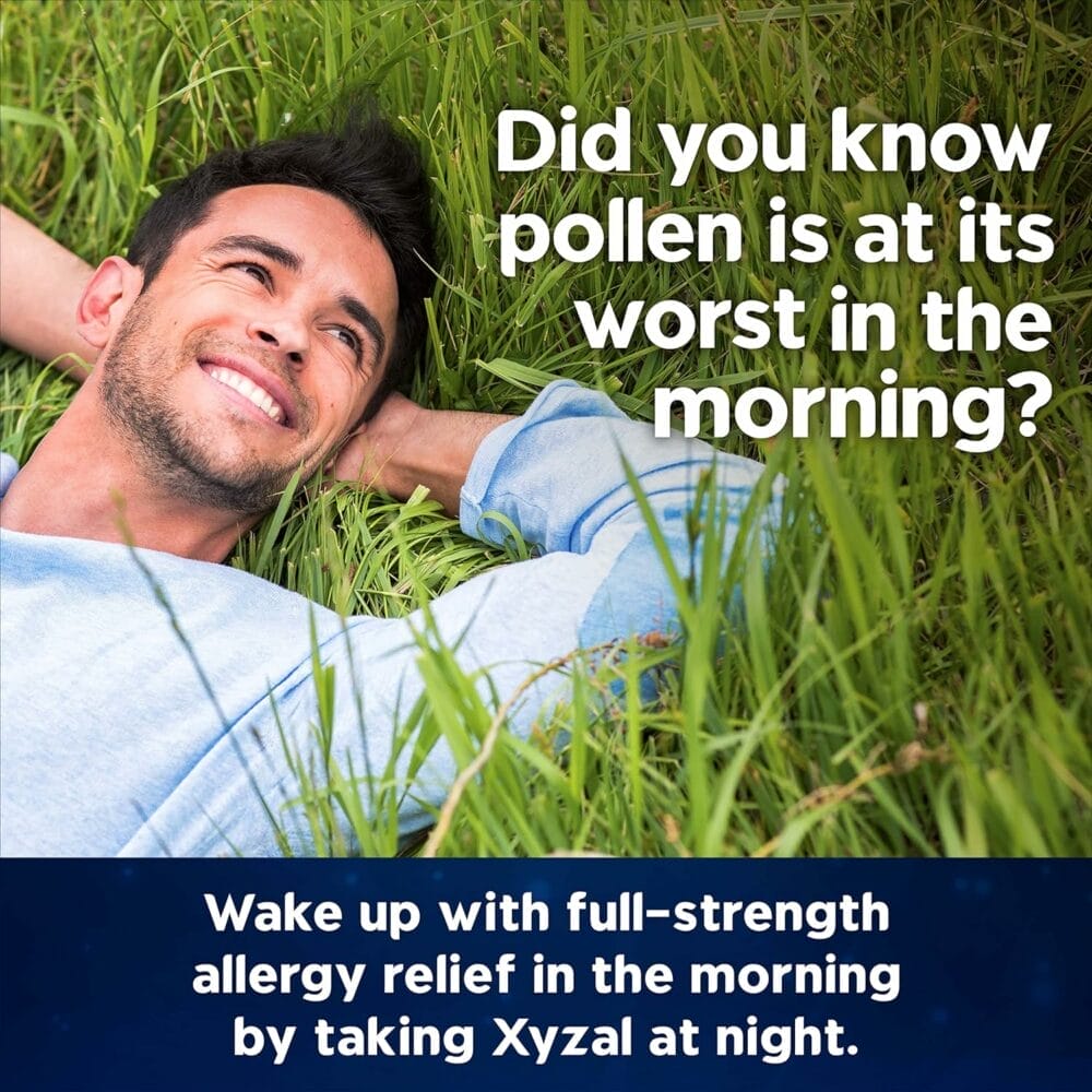 Xyzal Allergy Pills, 24-Hour Allergy Relief, 35-Count, Original Prescription Strength